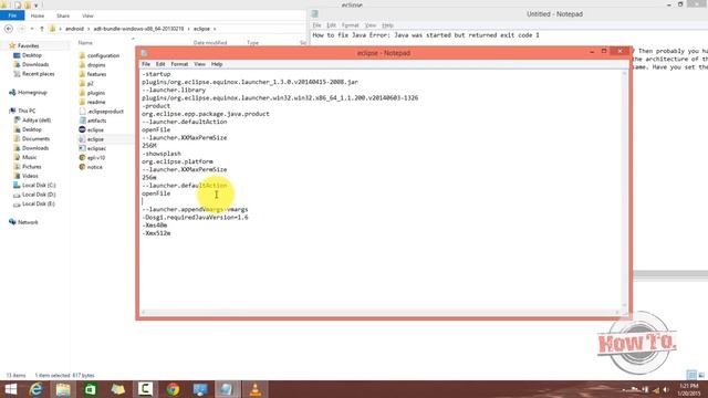 How to fix Java Error: Java was started but returned exit code 1 смотреть онлайн
