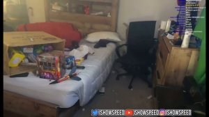 iShowSpeed Sets Off Fireworks in His Room.. *GONE WRONG*