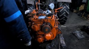 Коробка передач К-700 после ремонта. Пробный запуск