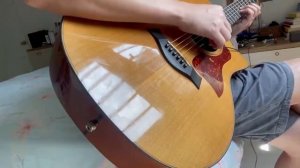 Skysonic 902 vs Fishman Rare Earth Blend Shootout  Taylor 514ce