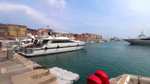 A Walk Around the Yachts at the Port of Nice, France