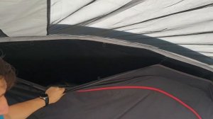 Палатка QUECHUA ARPENAZ 5.2 FRESH&BLACK Установка, обзор и разбор.