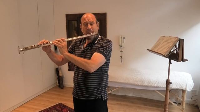 Telemann Fantasie No 2 in A minor | Wissam Boustany - Flute смотреть онлайн