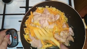 Плов из булгура с куриной грудкой .На Кухне у Цыганочки.
