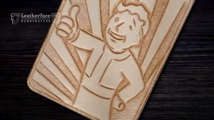 Тиснение на коже  Fallout | Работа с кожей | Тиснение на коже в домашних условиях
