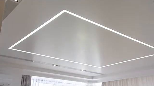 Зонируем и объединяем комнаты современными натяжными потолками смотреть онлайн