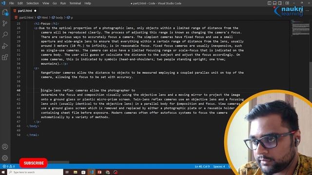 Semantic tags in HTML | Superscript & Subscript tags | HR and BR tags | HTML entities смотреть онлайн