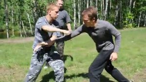 рукопашный бой А. Донцова , защита от удара ножом