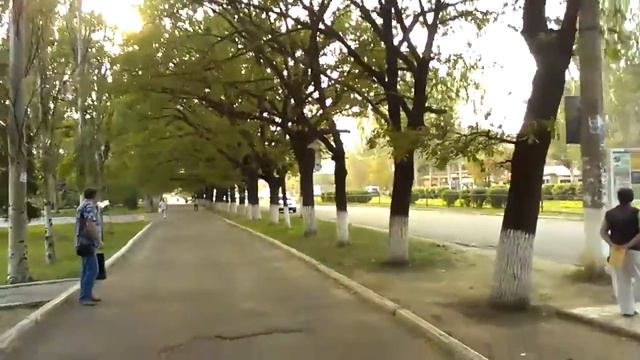 Gorlovka, Lenina Prospect (avenue), Ленина, 2013aug12,17:57:30 смотреть онлайн