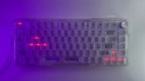 ⌨️ ПРОЗРАЧНАЯ КЛАВИАТУРА с RGB и ПРОЗРАЧНЫМИ ПЕРЕКЛЮЧАТЕЛЯМИ за 8000₽! MACHENIKE K500F @Machenike⌨️