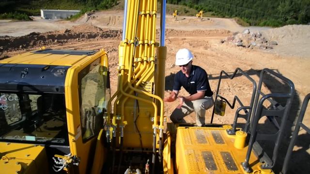 Komatsu PC360LC-11 Hydraulic Excavator - Pre-Operation Inspection смотреть онлайн