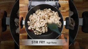 mushroom pepper fry recipe | pepper mushroom | how to make crispy pepper fry mushroom