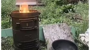 Армейская чугунная печь ПОВ-57.Чугунная печь ПОВ57 для отопления дачи и дома