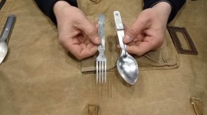 Туристический столовый набор СССР.