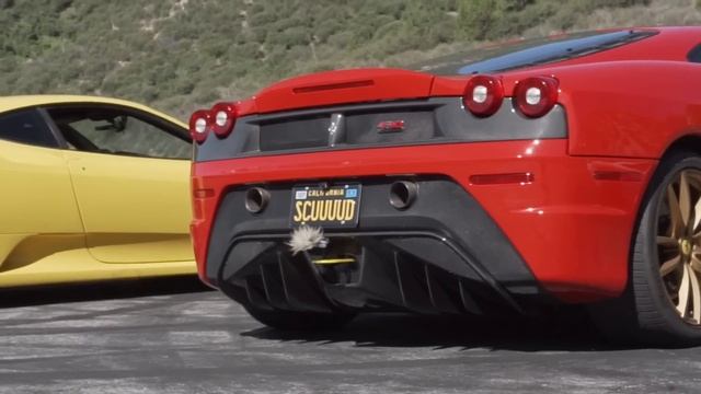 Ferrari 458 Speciale vs 430 Scuderia! *LOUD V8 FERRARI BATTLE