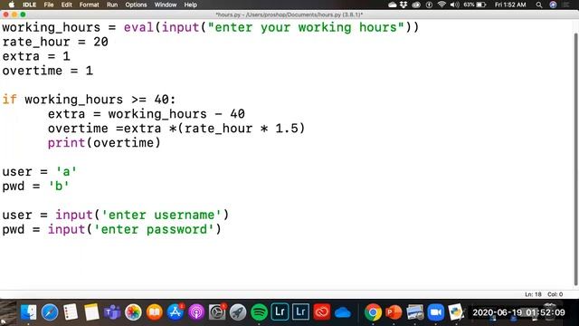 Python Lab 2 (Decision Making, Boolean Expression, If & elif statements)Week 2 Lab 2 смотреть онлайн