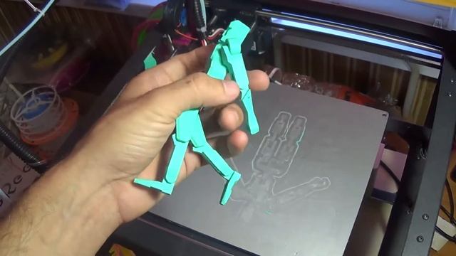 Фигурка человека - ABS пруток "Бирюзовый" смотреть онлайн