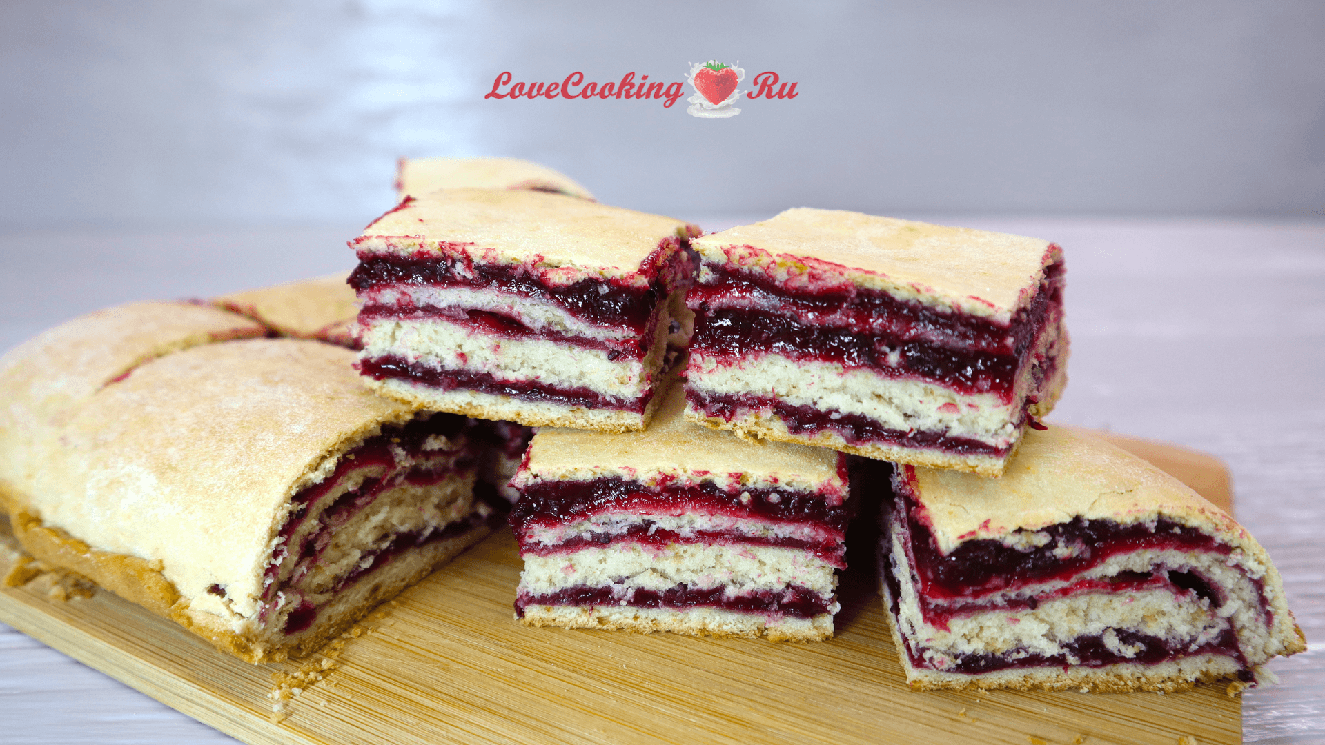 Постный/веганский ягодный пирог | Пирог без яиц и молока | LoveCookingRu