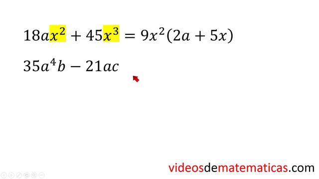 Caso uno de factorizacion ejemplos factor comun con numeros grandes смотреть онлайн