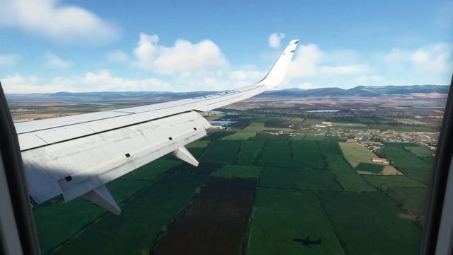 Landing in Sofia from Tel Aviv with Boeing 737-800 смотреть онлайн