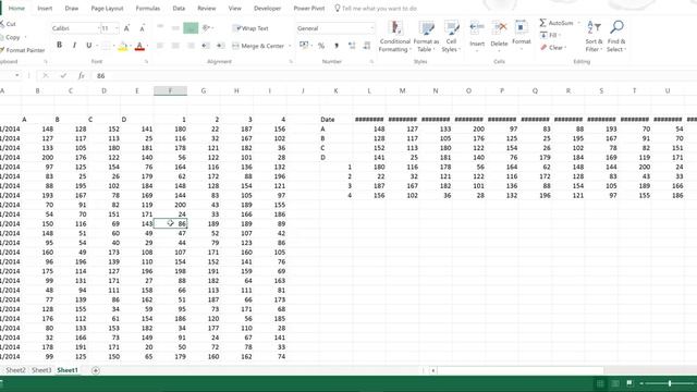 How to group columns in a pivot table
