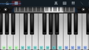 ,,Не повторяется такое никогда" ВИА,, Самоцветы" Perfect Piano tutorial на пианино одним пальцем