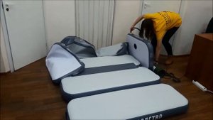 Надувной диван трансформер. Надувная мебель