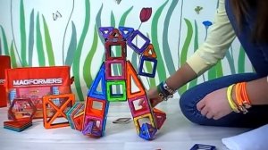 Магформерс магнитный конструктор Magformers Строим Робота!!!