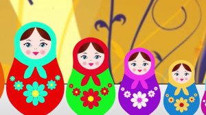 Матрешки. Музыкальный мультик. Наше всё!
