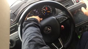 Сброс ТО напоминания об инспекционном сервисе на Skoda Rapid