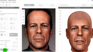 замена лиц.видеоредактор