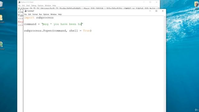 Scripts for running commands on Clients | Creating Malware with Python | HackVenom
