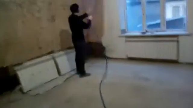 HYVST SPT 1080 нанесение грунтовки на стены безвоздушным краскопультом смотреть онлайн