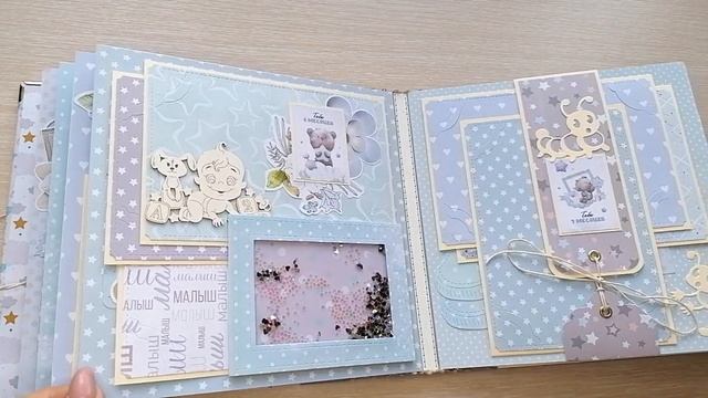 Скрапбукинг.Альбом 20_20 см.ручная работа.SCRAPBOOK ALBUM TUTORIAL.the album handmade.mp4 смотреть онлайн