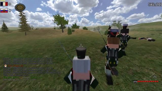 Mount & Blade Warband: Napoleonic Wars 25y | "Napoleonic Wars Minecraft Edition" #4 смотреть онлайн