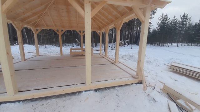 СКОЛЬКО ЖЕ ДЕНЕГ ОНА СТОИТ??? БЕСЕДКА СВОИМИ РУКАМИ! смотреть онлайн