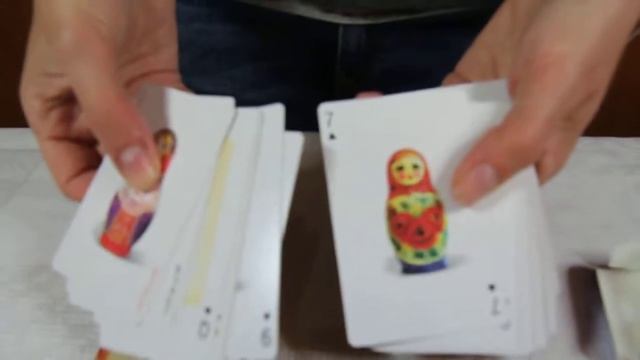 Игральные карты Матрёшка | Сувенирные карты Матрешка смотреть онлайн