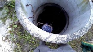 чистка дна колодца