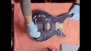 Building a PRS Style DIY Guitar Kit Part 7. Final Sanding and Polishing of Body