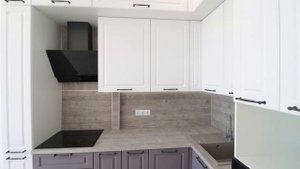 Кухня с газовым котлом. Кухня в Неоклассическом стиле. Столярка - производство мебели в Анапе