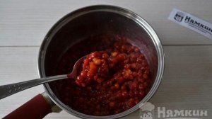 Густой джем из калины без косточек