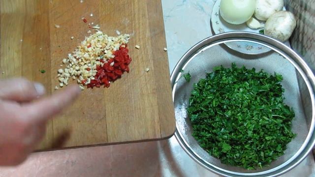Рулет из индейки и утки Гарнир из булгура #рулет #индейка #утка #гарнир #булгур #постойрецепт #гриб