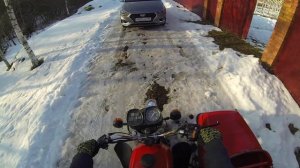 ИЖ ЮПИТЕР 5: ПЕРВЫЙ ВЫЕЗД ЗИМОЙ С ЛЮЛЬКОЙ