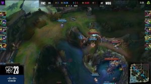 FNC vs WBG Highlights Game 1 R5 Worlds Main Event 2023 Fnatic vs Weibo Gaming by Onivia