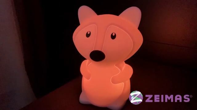 Zeimas/ Детский ночник - светильник силиконовый светодиодный "Сова" + пульт ДУ смотреть онлайн