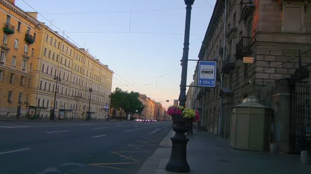 Санкт-Петербург.Невский Проспект Ранним Утром (Часть 3) смотреть онлайн