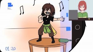 Chara (Undertale) reacts to Ask drunk Chara part 3 & 4