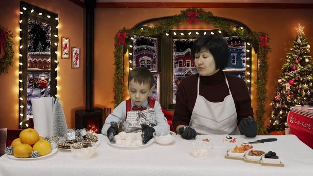 Домашние конфеты Снеговичок за 5 минут - Готовим с детьми - Благая весть Дети