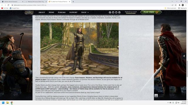 LOTRO: Producers Letter Review