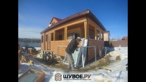 Установка окон - холодный алюминий